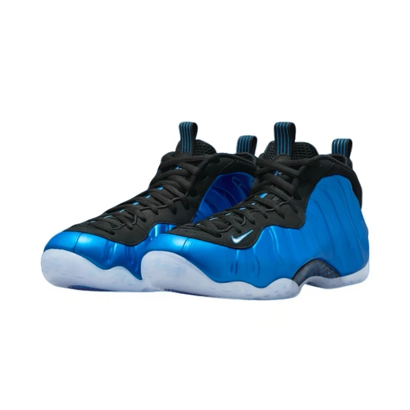 Nike Air Foamposite One减震防滑中帮篮球鞋男款蓝色 FQ8181-511