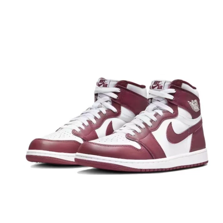 Jordan Air Jordan 1 High OG高帮 复古篮球鞋 白红DZ5485-160
