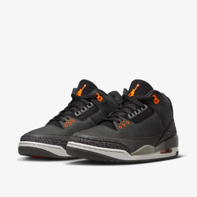 Air Jordan 3"Fear"减震防滑耐磨复古篮球鞋灰黑色百搭CT8532-080