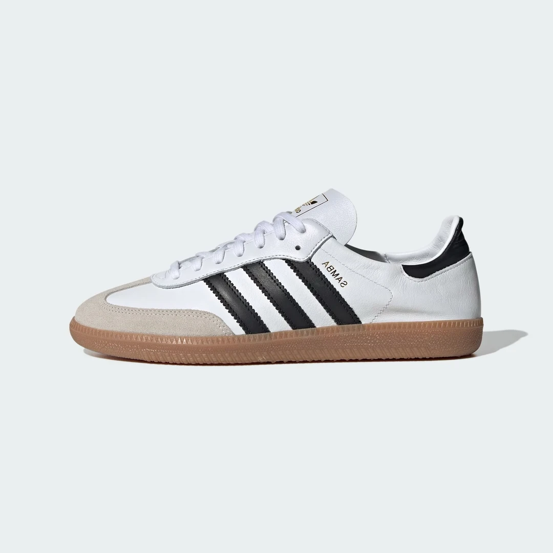 ADIDAS SAMBA DECON SHOES 经典舒适透气 低帮板鞋 白色 IF0642