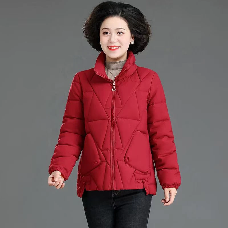 新款秋冬时尚百搭洋气加厚保暖棉服