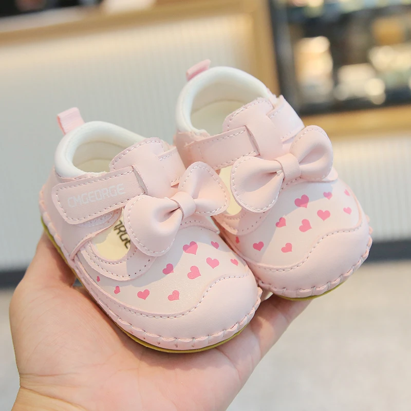 儿童秋季休闲学步鞋0-2岁女宝宝鞋包头防滑软底男宝鞋子学步鞋