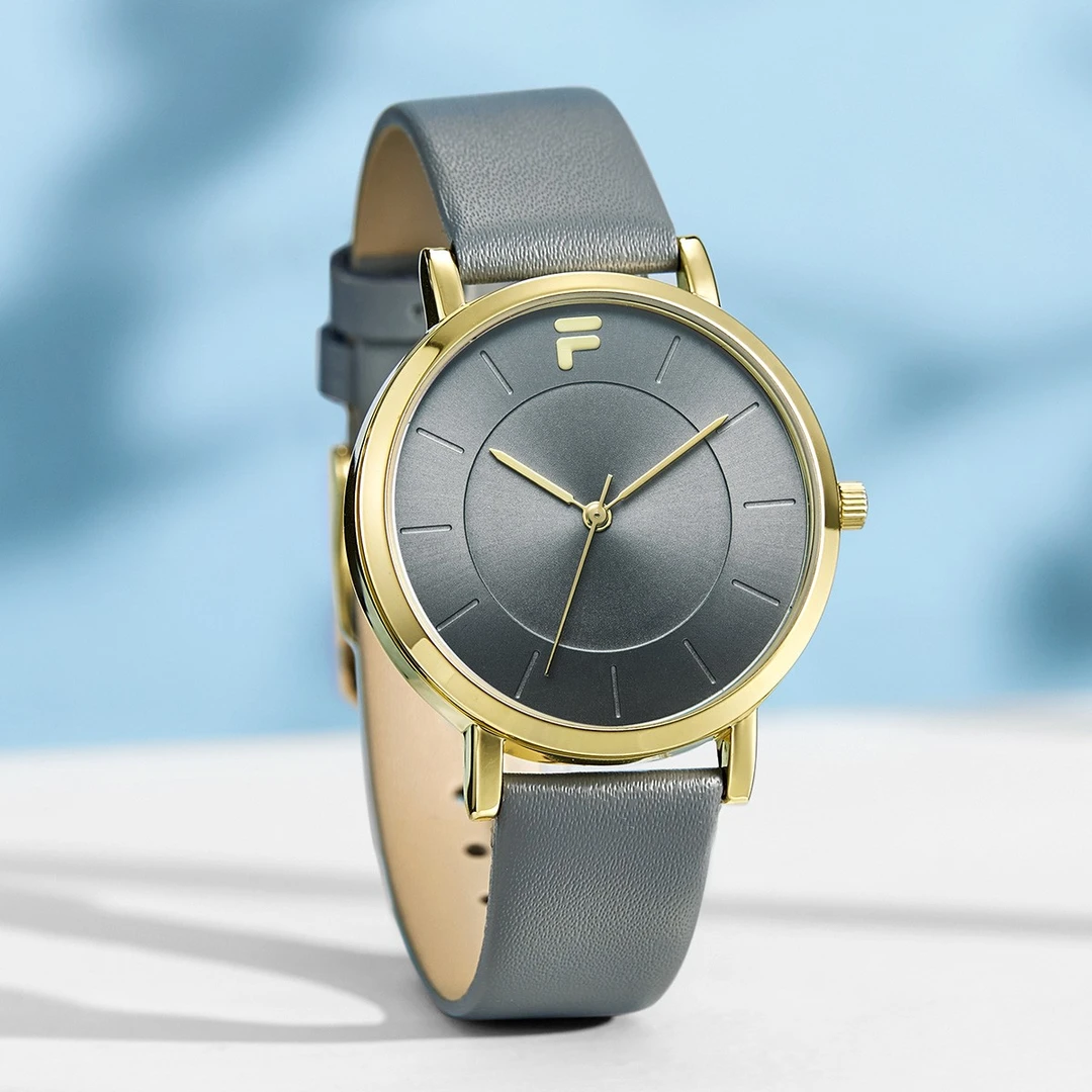 【品牌专享】FILA斐乐女士小表盘时尚复古气质石英腕表防水6265