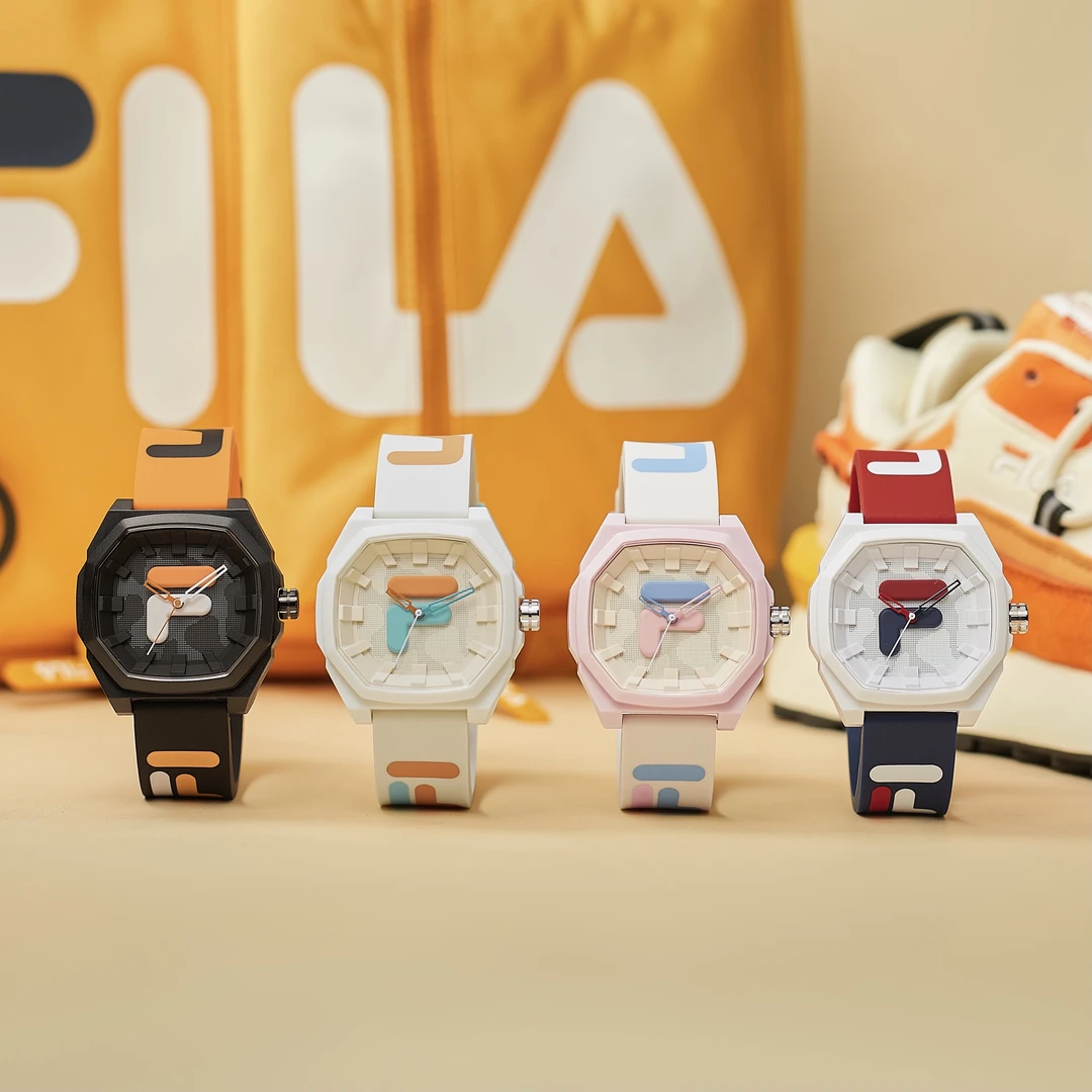 【起司专属】FILA斐乐手表运动男女礼物老爹表学生防水方块6105zx