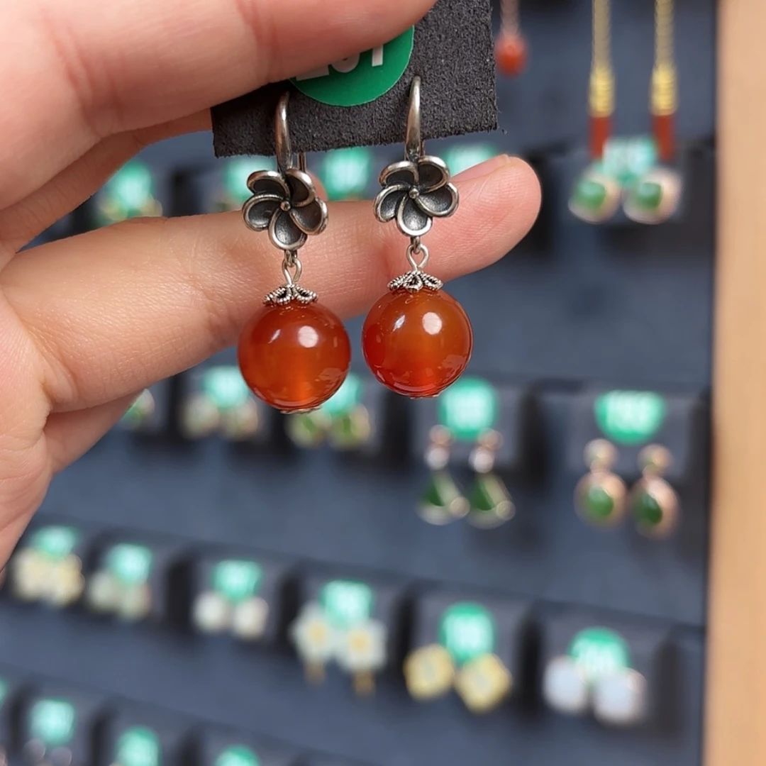 【闪购商品】玛瑙手饰银S925镶嵌12