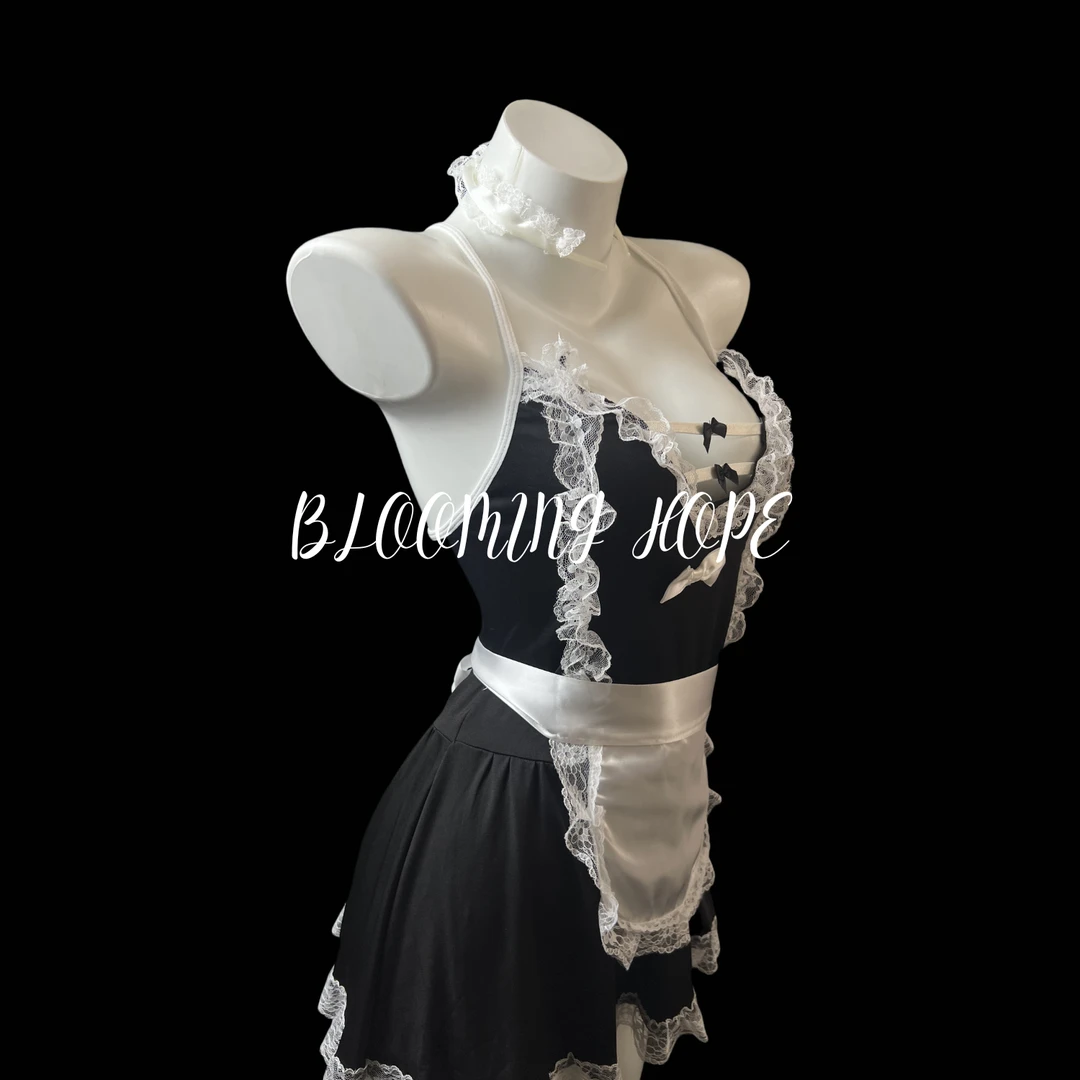 BLOOMINGHOPE蕾丝甜美蓬蓬裙cosplay套装制服