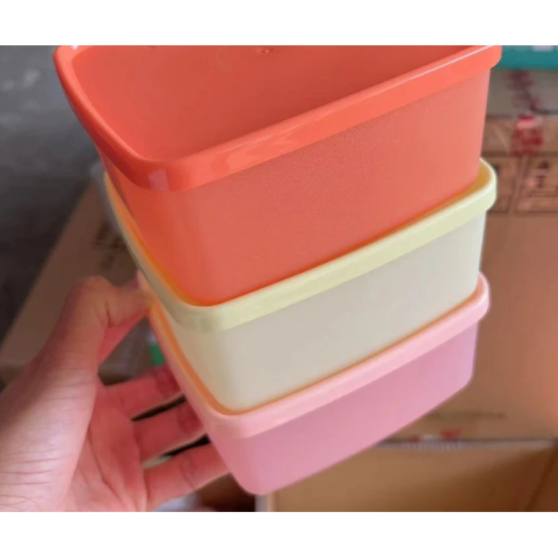 0.4L/400ml冷藏方盒水果保鲜盒便携密封防潮方便透明冷藏盒