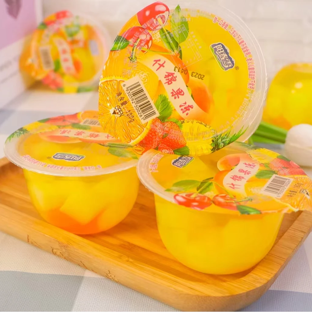 【到手14大杯】180g阳春雪什锦大果冻椰果果冻水果儿童零食整箱批发