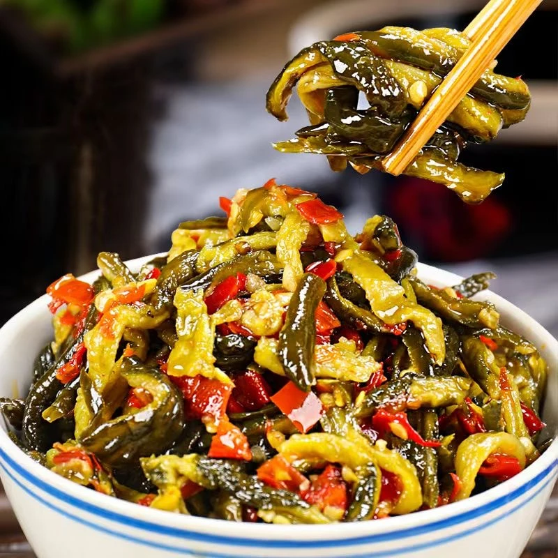 湖南常德刘一瑶脆黄瓜皮230克/瓶新鲜脆爽开盖即食包邮传统腌制