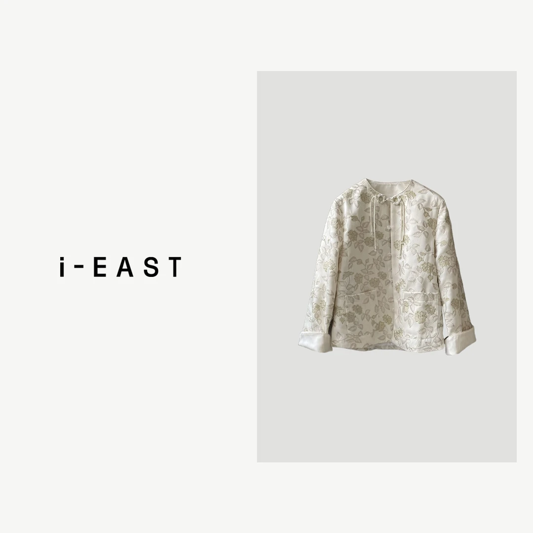 i-EAST 东方叶韵~新中式刺绣绣花开衫外套-3D WT41371