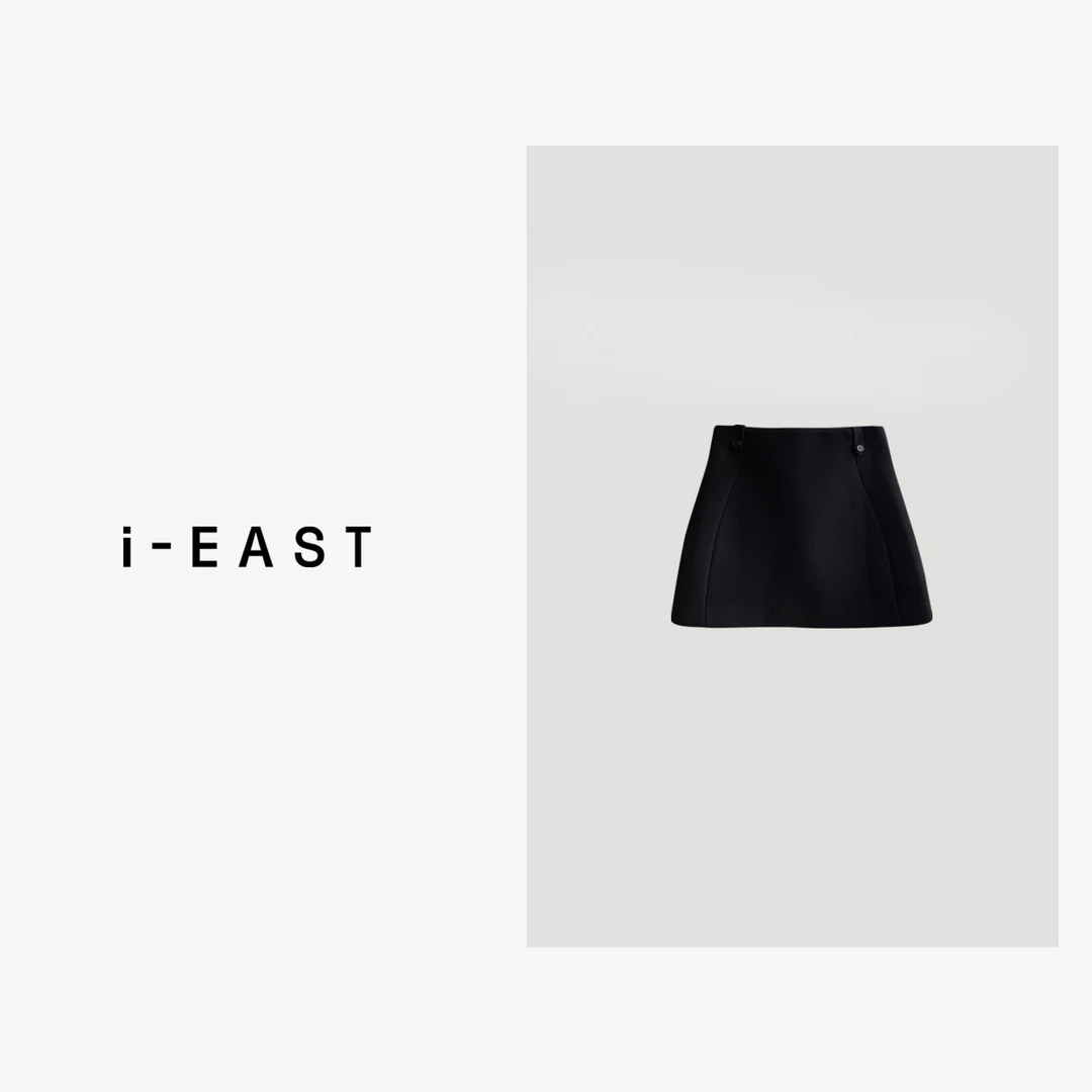 i-EAST 火辣小腰精~热力感 视觉显瘦的短裙-3D Q32329