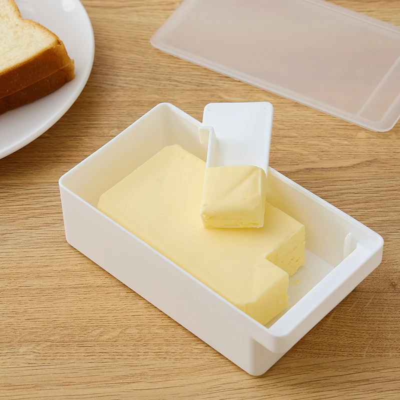 黄油切割储存盒分装保鲜收纳盒冰箱冷冻奶酪芝士片麦mr乳酪切块器