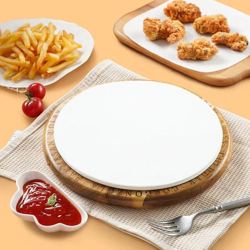 300张【新疆包邮】食品级吸油纸烘焙硅油纸加厚空气炸锅垫纸
