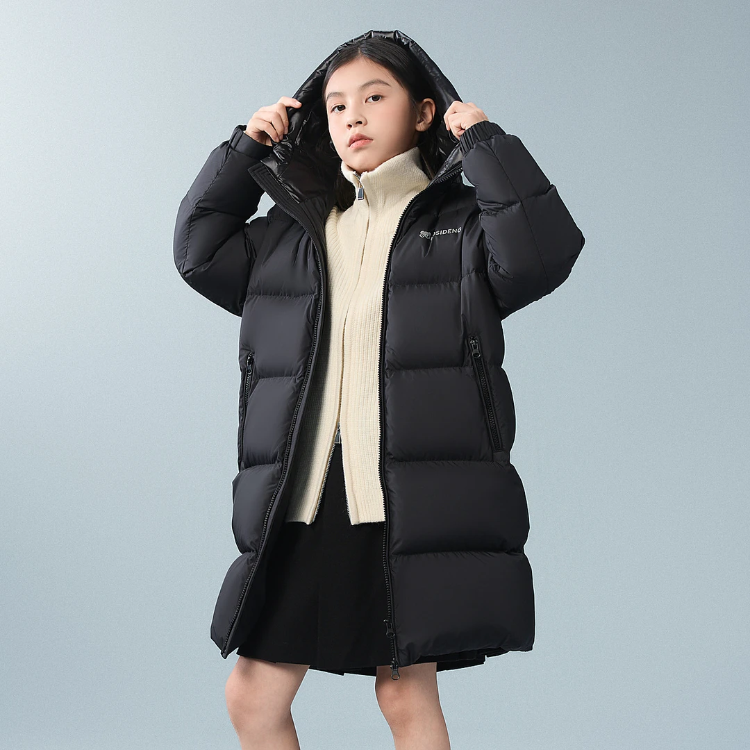 《云朵泡芙》2024冬季新款童装时尚运动羽绒服T40143830DY