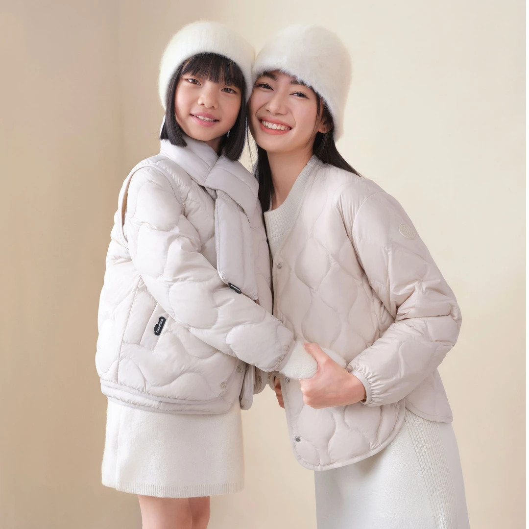 2024秋季新款大三宝单件男女短款儿童羽绒服T40135030