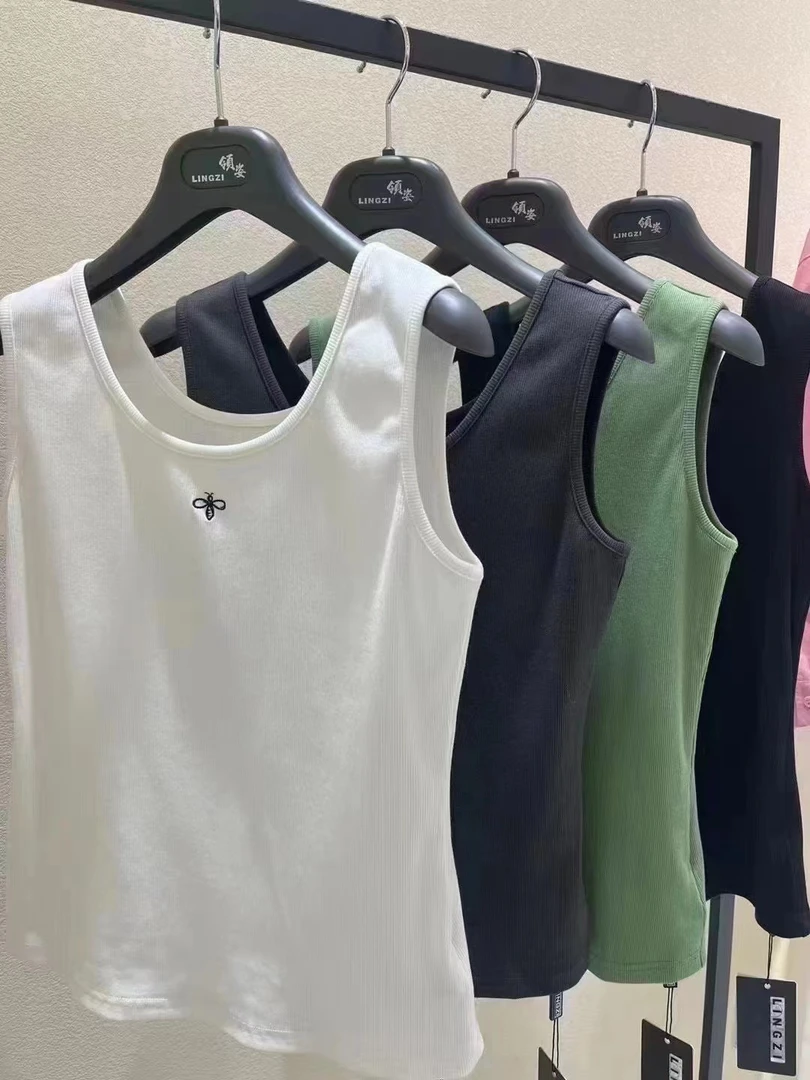 简约纯色背心390593