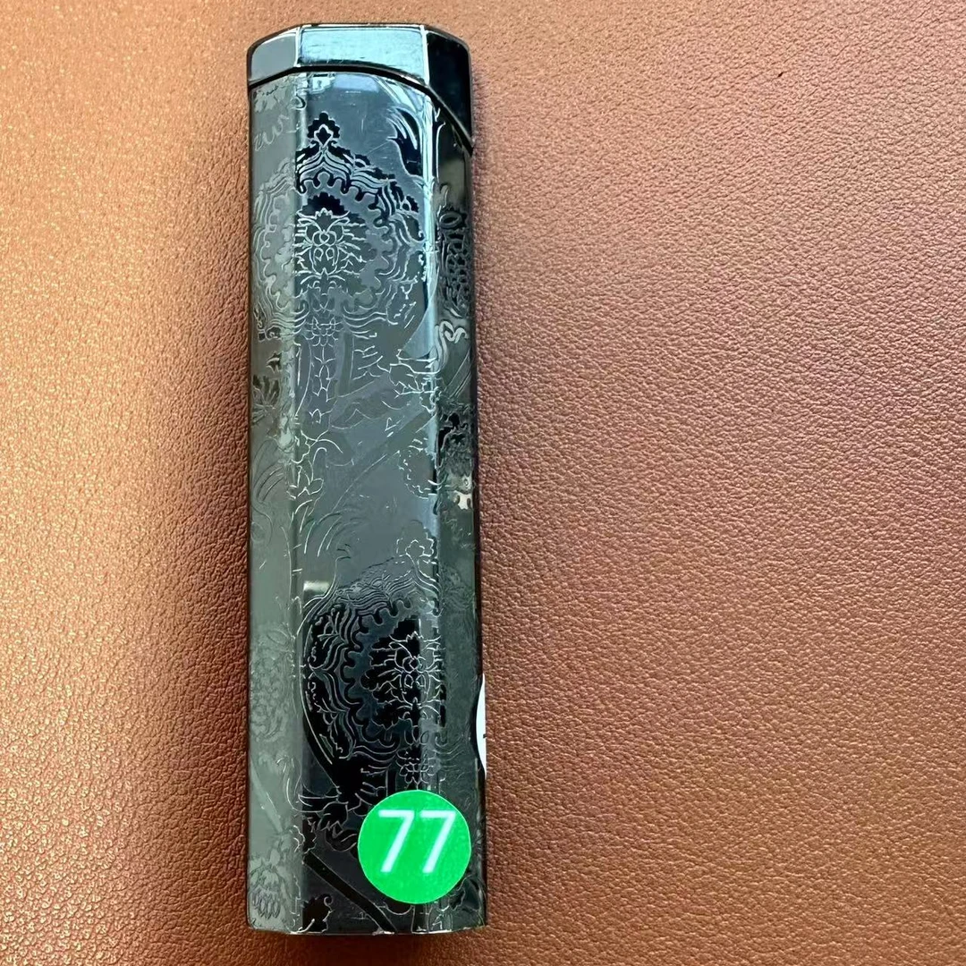 火一把充气打火机绿077号