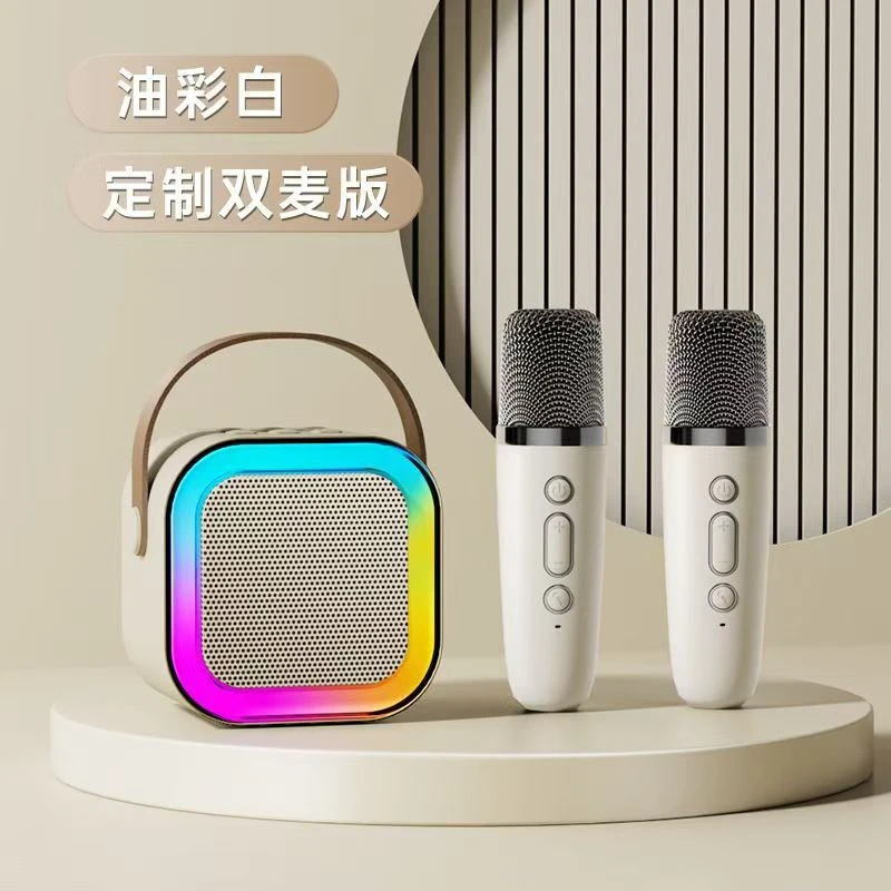 蓝牙音箱音响点歌无线一体机家庭装KTV麦克风双人嗨歌K歌氛围神器