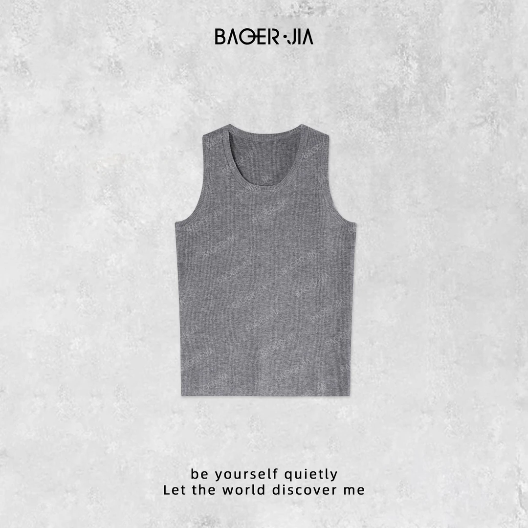 88-【Love家背心】宝儿家含幂BG20424308早秋款超细美丽诺背心上衣