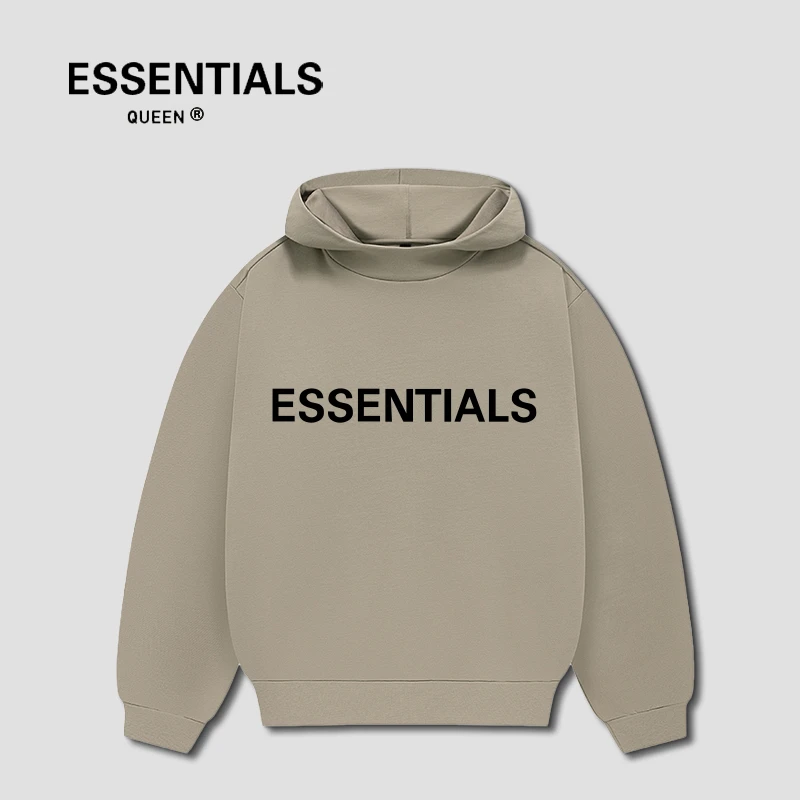 ESSENTIALS QUEEN正品秋冬季连帽卫衣美式慵懒风百搭长袖时尚百搭