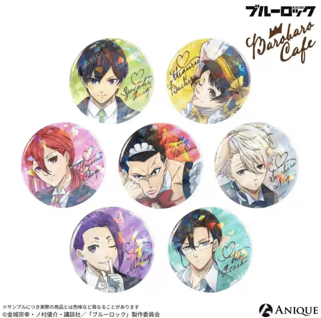 代拆 蓝色监狱蓝锁 女仆马狼咖啡厅吧唧徽章