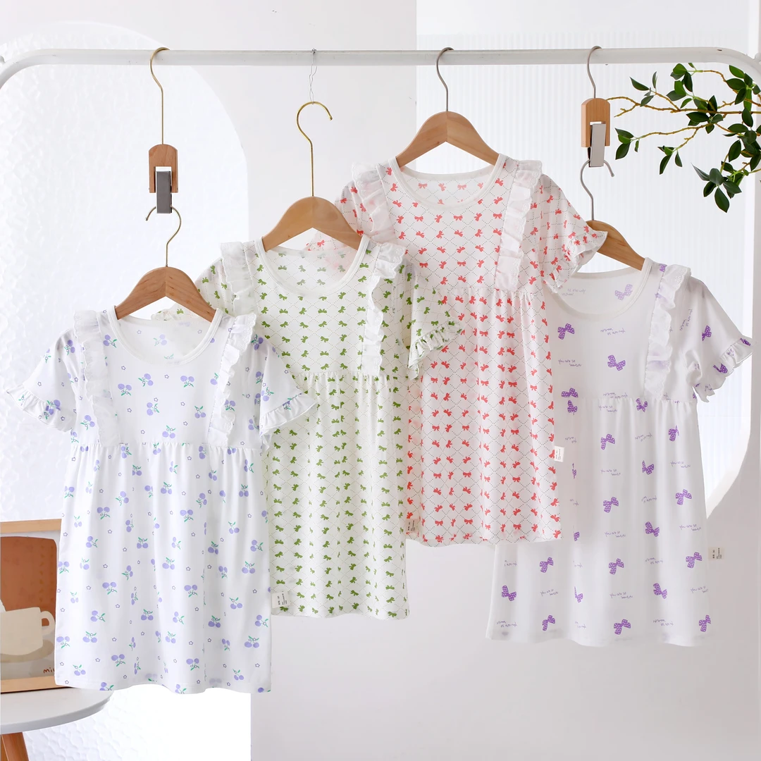 24Q26女童睡裙超薄款夏季儿童睡衣女孩2024新款可爱中小童家居服