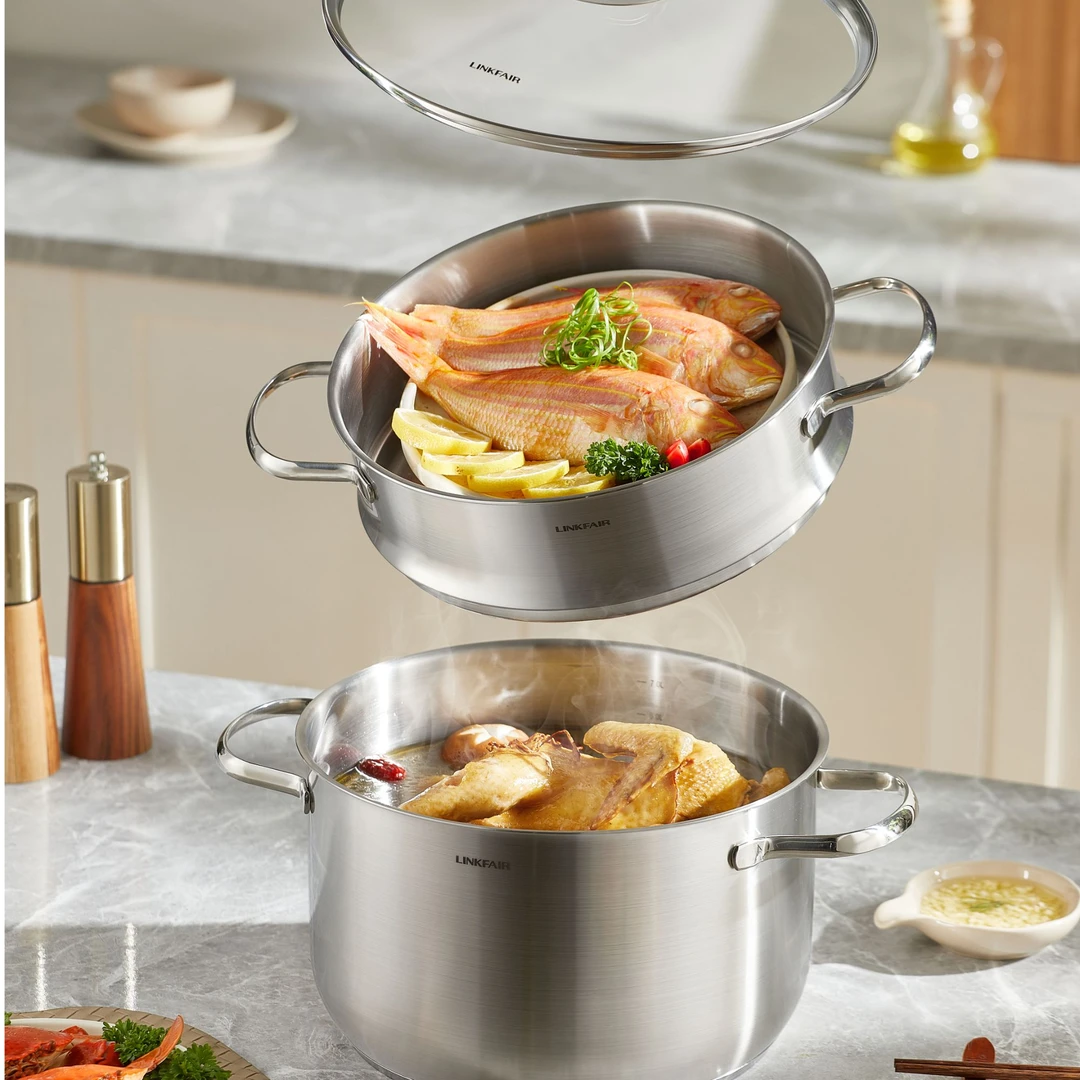 LINKFAIR/凌丰钢致系列蒸屉叠设计自由凌丰不锈钢