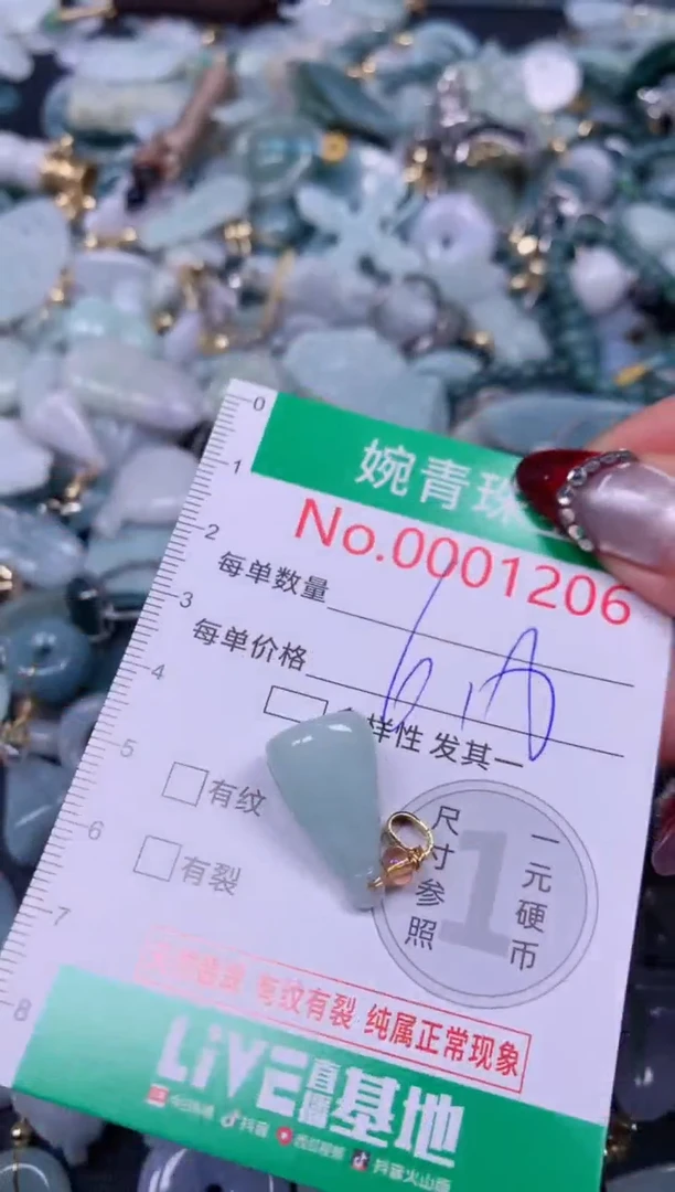 【闪购商品】翡翠颈饰未镶嵌含绳 01206