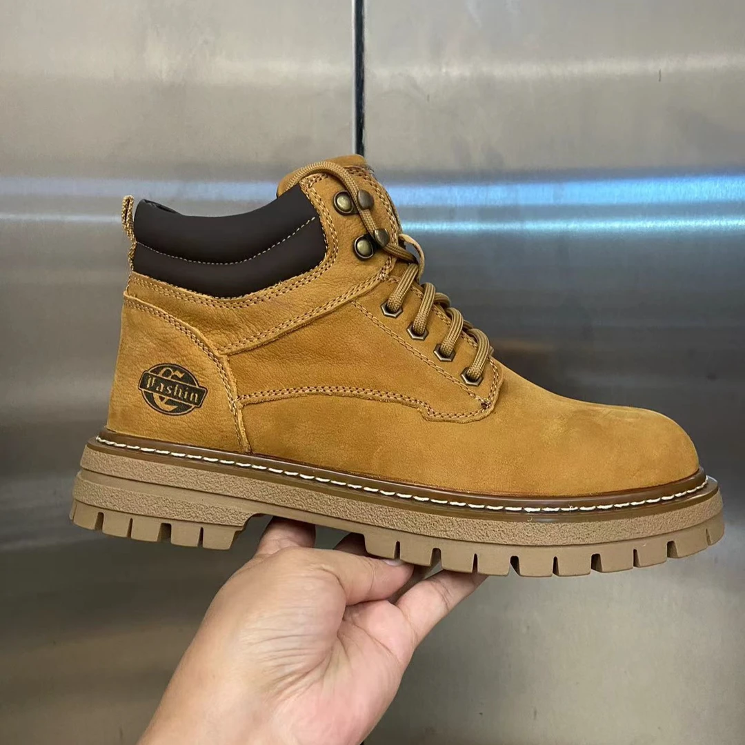 新款百搭潮流时尚秋冬牛反绒时装靴LX5685741