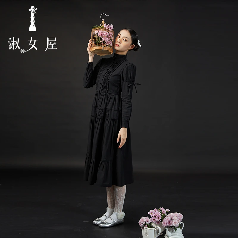 淑女屋官方旗舰店天鹅湖。chunjie连衣裙②号