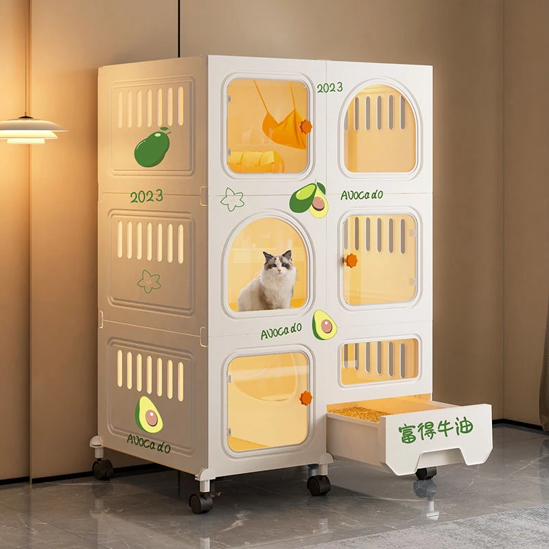 自定义猫笼子家用室内猫砂盆厕所一体猫咪