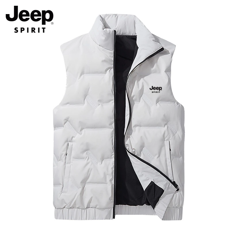 JEEP/吉普外套男羽绒马甲男装外套秋季男装冬季男装马甲男新款