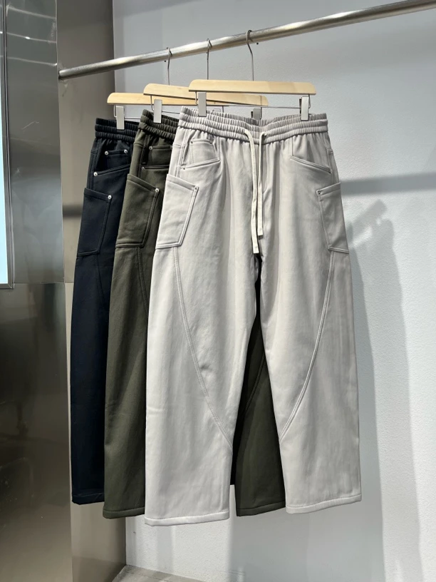 巴黎弯刀裤 加绒加厚 立体剪裁 经典百搭C781-1