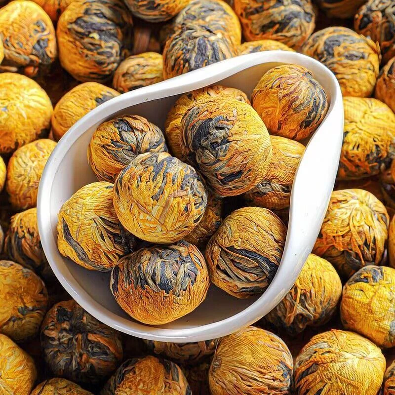 云南滇红茶菊花绣球2023新茶正宗云南凤庆滇红工夫红茶250g500g装