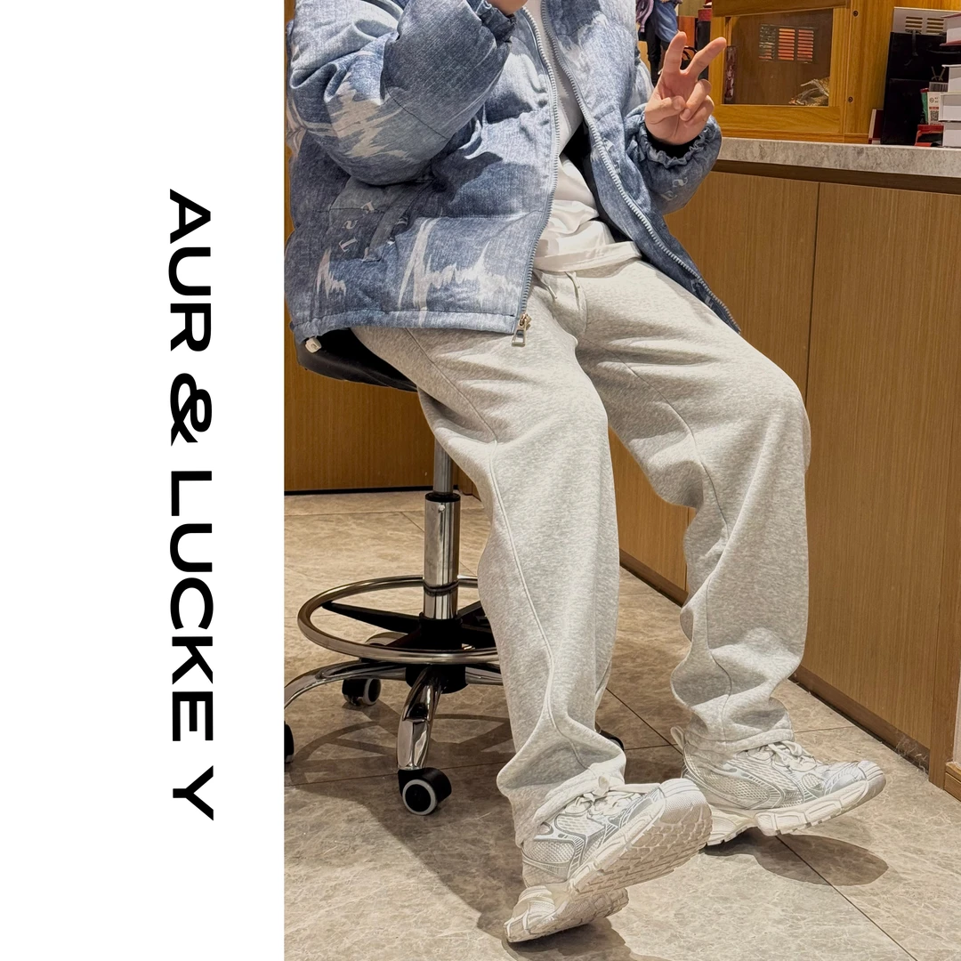 【美式重磅】700g精梳重磅加厚加绒！美式秋冬百搭保暖卫裤ZTR02