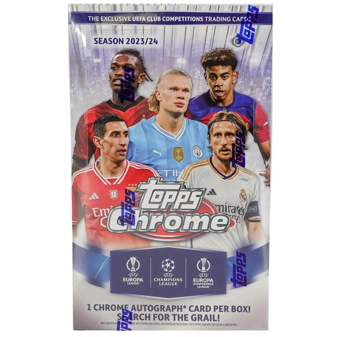 2023-24 Topps Chrome UEFA UCC Hobby 足球 球星卡 单盒