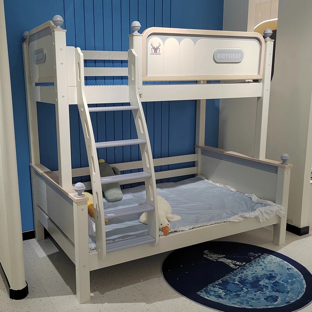 实木上下床高低组合子母床上下铺双层床男孩高低床家用女孩双人床