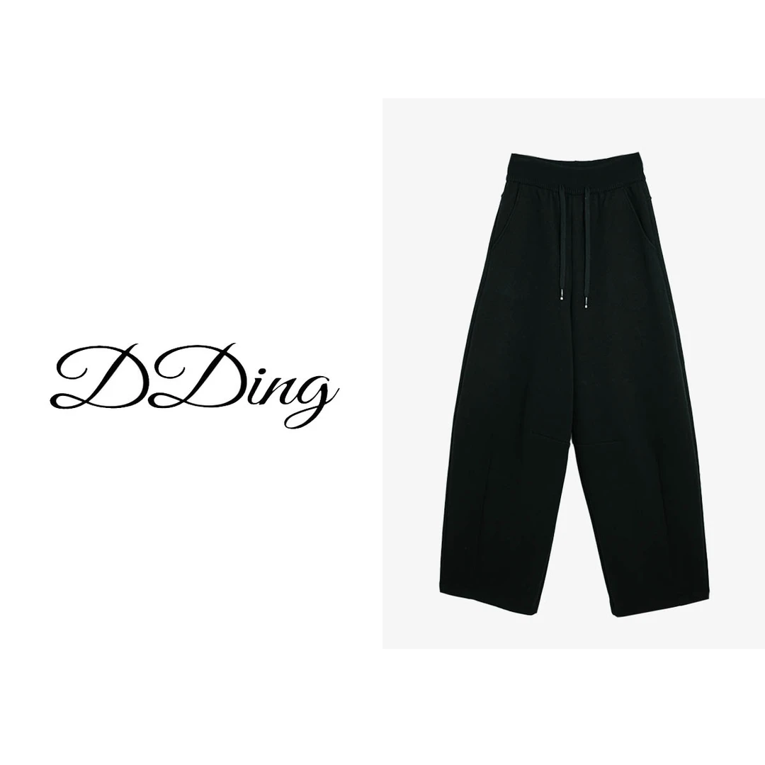 【DDing】"冬日暖阳"加绒加厚自发热秋冬醋酸羊毛无冰感显瘦弯刀裤