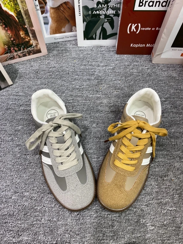 003德训鞋女款休闲百搭小白鞋复古经典板鞋舒适韩版运动阿甘鞋潮