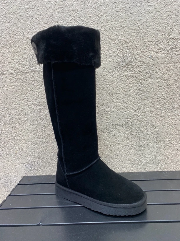 1122雪地靴女短筒冬季周冬雨同款2024年新款加绒厚底防滑短靴