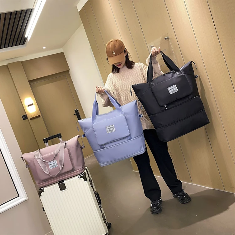 旅行包女大容量干湿分离待产包收纳健身包防水旅行包大容量行李包
