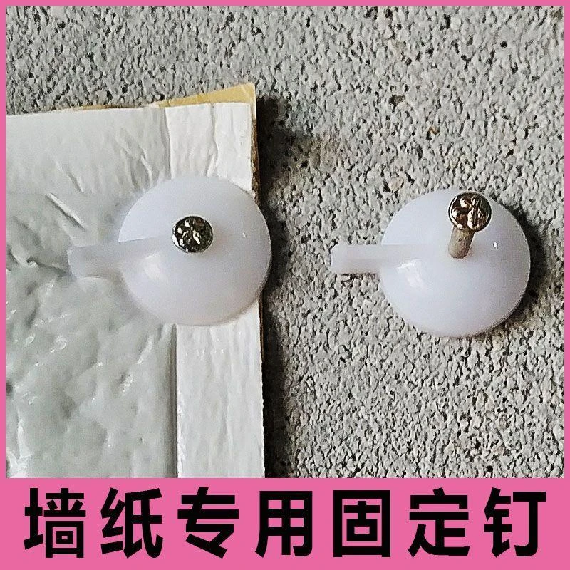 墙纸固定装饰钉纱窗门帘横幅彩条布钢图钉水泥墙布窗帘壁纸水泥钉