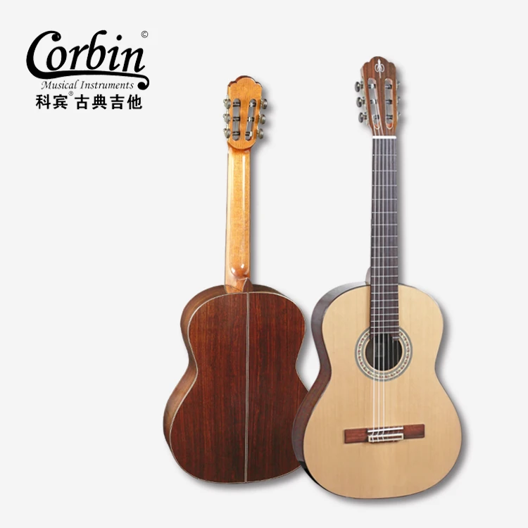 全单手工专业古典吉他西班牙工艺乌木红松印度玫瑰木39寸MDG809