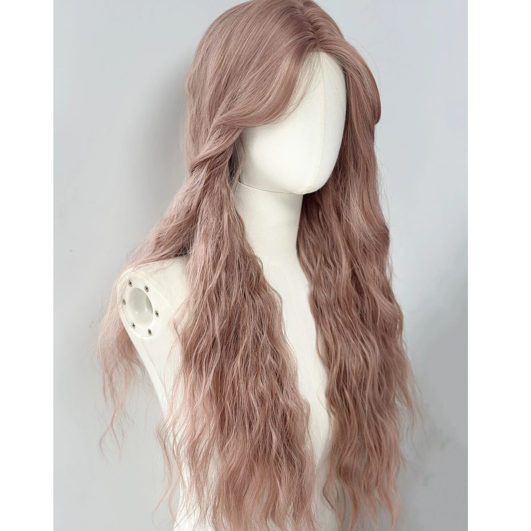 假发女新款氛围感日常中分长卷发长直发全头套式假发