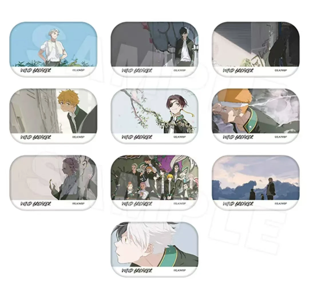 【防风铃】 CloverWorks ED场面写方吧唧徽章  （盲袋代拆）