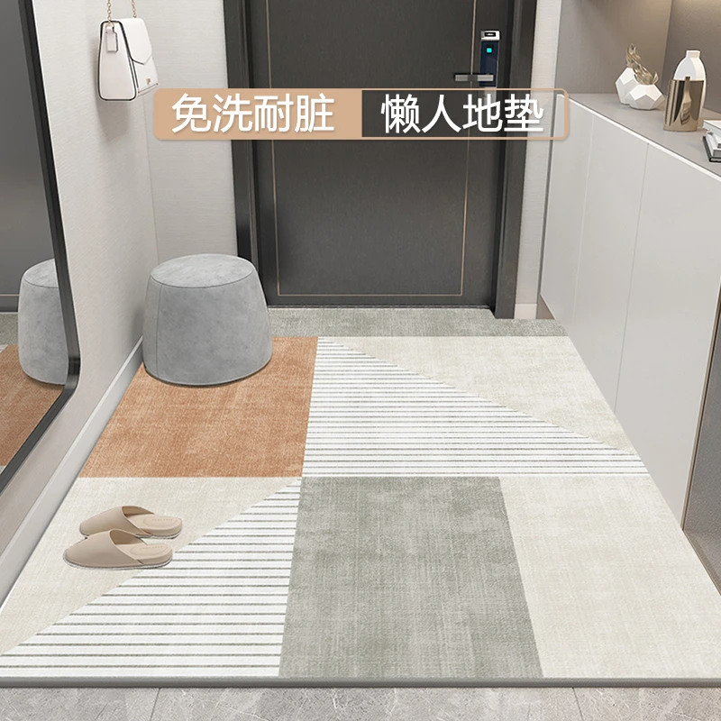 入户门地垫高级感免洗耐脏大门口脚垫进门防滑门垫家用可裁剪地毯