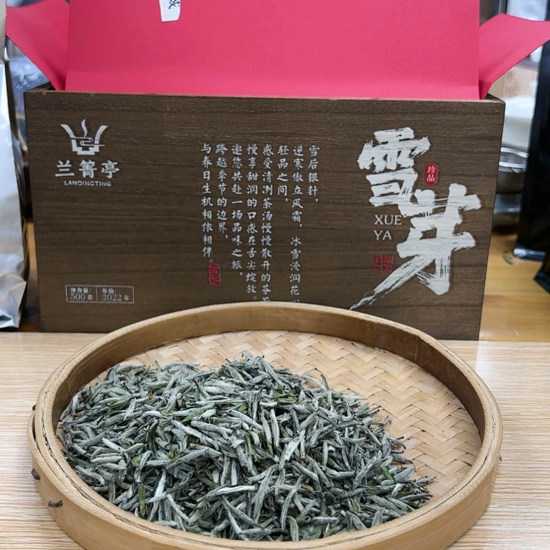 【闪购商品】骨瓷摆件雪芽银针2022年500克