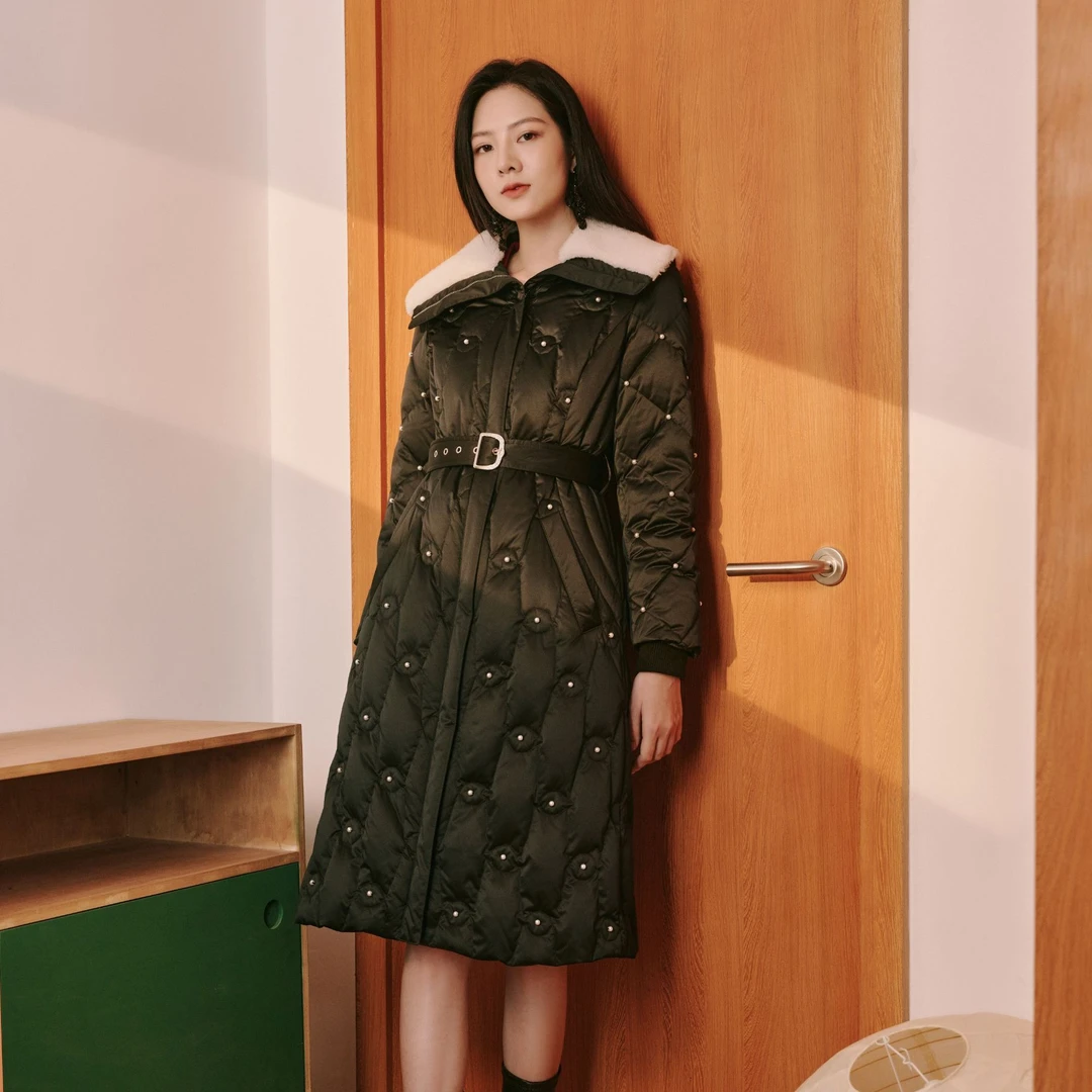 DILI 长款羽绒外套 323429613