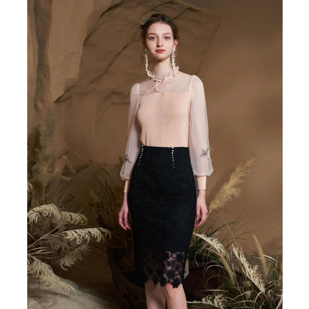 DILI 蕾丝包裙 323314510