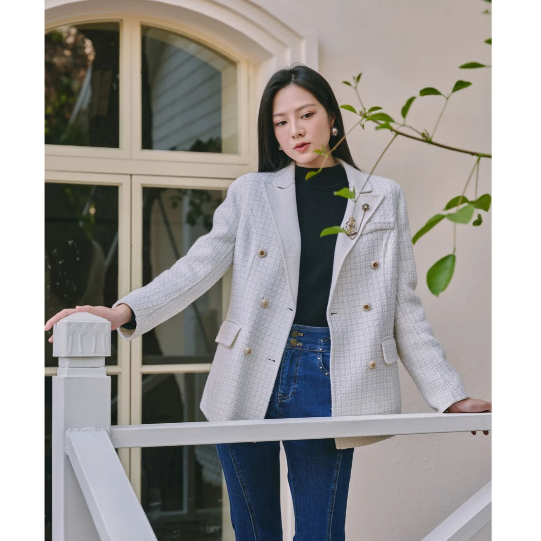 DILI 双面呢外套 323419021